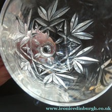 Load image into Gallery viewer, Vintage Edinburgh Crystal Tall White Wine Glasses. Set of Six. 5 3/4 inches
