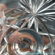 Load image into Gallery viewer, Vintage Edinburgh Crystal White Wine Glasses. STAR OF EDINBURGH Pattern. Set of Four: 6 inches 
