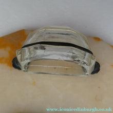 Load image into Gallery viewer, Vintage French 1930s Miniature Holy Water Font with Silver Plaque
