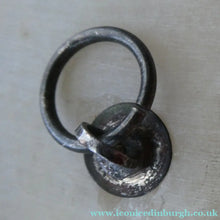Load image into Gallery viewer, Vintage French 1930s Miniature Holy Water Font with Silver Plaque
