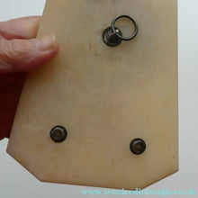 Load image into Gallery viewer, Vintage French 1930s Miniature Holy Water Font with Silver Plaque
