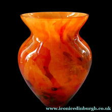 Load image into Gallery viewer, Vintage French CRISTALLERIE LA ROCHERE Tangerine and Tutti-Frutti Coloured Sections
