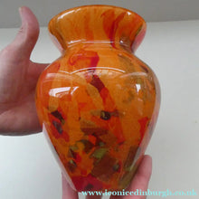 Load image into Gallery viewer, Vintage French CRISTALLERIE LA ROCHERE Tangerine and Tutti-Frutti Coloured Sections
