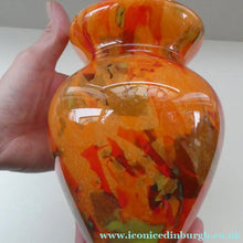 Load image into Gallery viewer, Vintage French CRISTALLERIE LA ROCHERE Tangerine and Tutti-Frutti Coloured Sections
