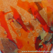 Load image into Gallery viewer, Vintage French CRISTALLERIE LA ROCHERE Tangerine and Tutti-Frutti Coloured Sections
