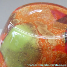 Load image into Gallery viewer, Vintage French CRISTALLERIE LA ROCHERE Tangerine and Tutti-Frutti Coloured Sections
