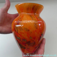 Load image into Gallery viewer, Vintage French CRISTALLERIE LA ROCHERE Tangerine and Tutti-Frutti Coloured Sections
