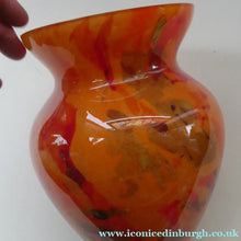 Load image into Gallery viewer, Vintage French CRISTALLERIE LA ROCHERE Tangerine and Tutti-Frutti Coloured Sections
