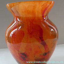 Load image into Gallery viewer, Vintage French CRISTALLERIE LA ROCHERE Tangerine and Tutti-Frutti Coloured Sections
