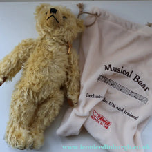 Load image into Gallery viewer, Vintage GEBRUDER BING Style / Steiff Musical Bear. Limited Edition of only 500. Musical No-No Lullaby Teddy Bear
