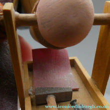 Load image into Gallery viewer, Vintage German Erzgebirge Wooden Handmade Incense Smoker by Frank Beyer: A SHOEMAKER or COBBLER
