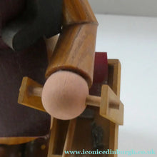 Load image into Gallery viewer, Vintage German Erzgebirge Wooden Handmade Incense Smoker by Frank Beyer: A SHOEMAKER or COBBLER
