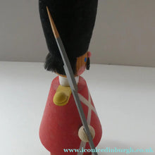 Load image into Gallery viewer, Vintage German Erzgebirge Wooden Handmade Incense Smoker: GUARDSMAN or SOLDIER
