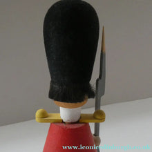 Load image into Gallery viewer, Vintage German Erzgebirge Wooden Handmade Incense Smoker: GUARDSMAN or SOLDIER
