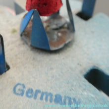 Load image into Gallery viewer, Vintage German Erzgebirge Wooden Handmade Incense Smoker: Strange Cartoon Woodsman with Christmas Tree
