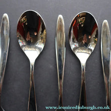 Load image into Gallery viewer, Vintage GERMAN Marke Tischfein 12 Settings Crominal Cutlery Set. Total 68 pieces in metal case
