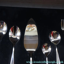 Load image into Gallery viewer, Vintage GERMAN Marke Tischfein 12 Settings Crominal Cutlery Set. Total 68 pieces in metal case
