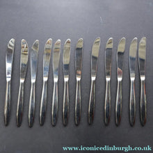 Load image into Gallery viewer, Vintage GERMAN Marke Tischfein 12 Settings Crominal Cutlery Set. Total 68 pieces in metal case
