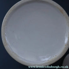 Load image into Gallery viewer, Vintage Grimwades Style White Hooped Household Jar or Canister. COFFEE (black letters)
