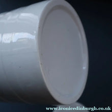 Load image into Gallery viewer, Vintage Grimwades Style White Hooped Household Jar or Canister. LENTILS (black letters)
