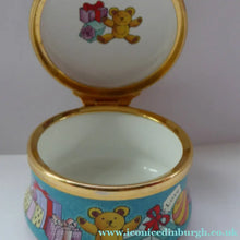 Load image into Gallery viewer, Vintage Halcyon Days Enamels Christmas Box 1995. Bundle of Christmas Presents. Excellent Condition
