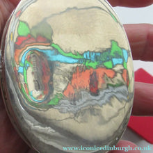 Load image into Gallery viewer, Vintage Solid Silver Box with Unique Enamels Painting of Stag in Scottish Highlands
