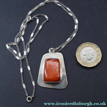 Load image into Gallery viewer, Vintage Handmade Danish Stering Silver Pendant. Signed EGM on the reverse - Scandinavian Jewellery
