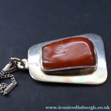 Load image into Gallery viewer, Vintage Handmade Danish Stering Silver Pendant. Signed EGM on the reverse - Scandinavian Jewellery
