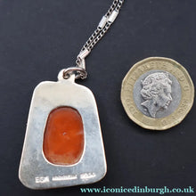 Load image into Gallery viewer, Vintage Handmade Danish Stering Silver Pendant. Signed EGM on the reverse - Scandinavian Jewellery
