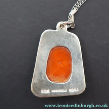 Load image into Gallery viewer, Vintage Handmade Danish Stering Silver Pendant. Signed EGM on the reverse - Scandinavian Jewellery
