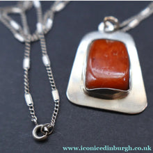 Load image into Gallery viewer, Vintage Handmade Danish Stering Silver Pendant. Signed EGM on the reverse - Scandinavian Jewellery
