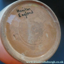 Load image into Gallery viewer, Vintage HONITON POTTERY Stoneware Jug with Hand Painted Viking Galleon Design on Each Side
