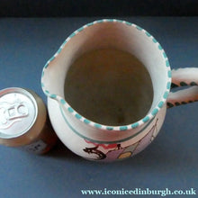 Load image into Gallery viewer, Vintage HONITON POTTERY Stoneware Jug with Hand Painted Viking Galleon Design on Each Side
