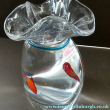 Load image into Gallery viewer, Vintage Italian Murano Glass GOLDFISH IN A BAG Model. Signed Oscar Zanetti
