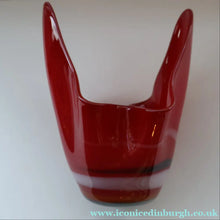Load image into Gallery viewer, Large Vintage JAPANESE Marti / Multi Glass (Fukuoka) Vase with Original Sticker - European Glass
