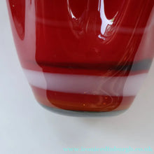 Load image into Gallery viewer, Large Vintage JAPANESE Marti / Multi Glass (Fukuoka) Vase with Original Sticker
