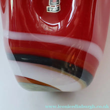Load image into Gallery viewer, Large Vintage JAPANESE Marti / Multi Glass (Fukuoka) Vase with Original Sticker
