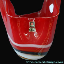 Load image into Gallery viewer, Large Vintage JAPANESE Marti / Multi Glass (Fukuoka) Vase with Original Sticker
