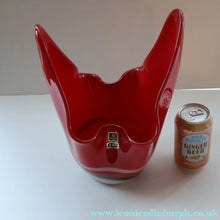 Load image into Gallery viewer, Large Vintage JAPANESE Marti / Multi Glass (Fukuoka) Vase with Original Sticker
