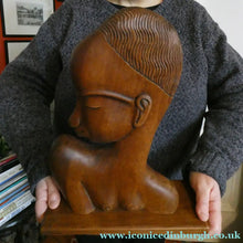 Load image into Gallery viewer, African Native Art Deco Sculpture by possibly Karl Hagenauer
