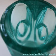 Load image into Gallery viewer, Vintage LENS or BULLET Vase (No. 914). Geometric Czech Art Glass by Rosice Glassworks, Sklo
