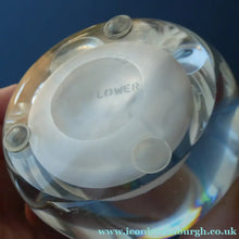 Load image into Gallery viewer, LIMITED EDITION 1983 Caithness Glass Paperweight. Entitled "Winter Flower" by William Manson
