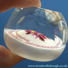 Load image into Gallery viewer, LIMITED EDITION 1983 Caithness Glass Paperweight. Entitled "Winter Flower" by William Manson
