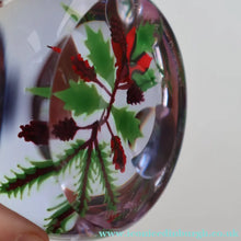 Load image into Gallery viewer, Vintage LIMITED EDITION 1986 Caithness Glass Paperweight. Entitled "Winter Bouquet" by William Manson
