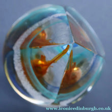 Load image into Gallery viewer, Limited Edition Vintage 1988 Caithness Paperweight Entitled Mists of Time by Margot Thomson
