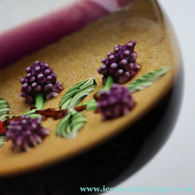Load image into Gallery viewer, Vintage LIMITED EDITION 1990 Caithness Glass Paperweight. Entitled "Blackberries and Ladybird" by William Manson
