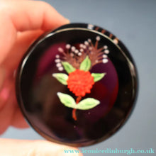 Load image into Gallery viewer, Vintage LIMITED EDITION 1990 Caithness Glass Paperweight. Entitled "Carnation" by William Manson
