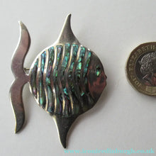 Load image into Gallery viewer, Mexican Silver Fish Brooch
