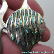 Load image into Gallery viewer, Mexican Silver Fish Brooch
