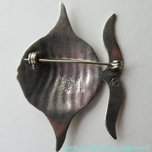 Load image into Gallery viewer, Mexican Silver Fish Brooch
